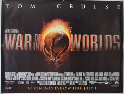 War Of The Worlds Original Quad Poster - Film Poster - Movie Poster  