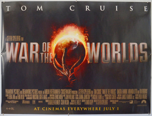 War Of The Worlds Original Quad Poster - Film Poster - Movie Poster