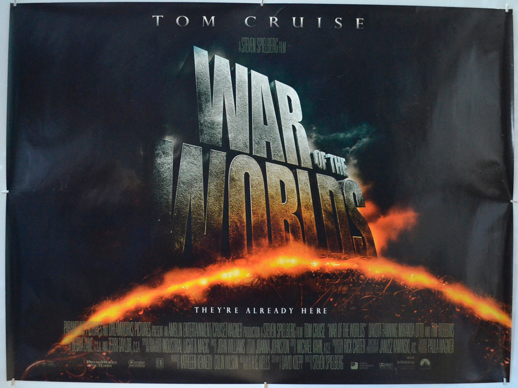 War Of The Worlds (Teaser / Advance Version) Original Quad Poster - Film Poster - Movie Poster