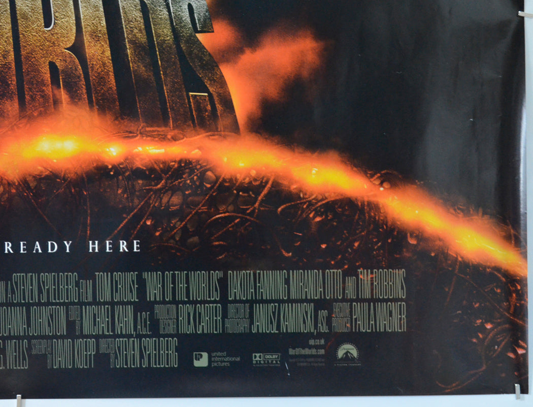 WAR OF THE WORLDS (Bottom Right) Cinema Quad Movie Poster 