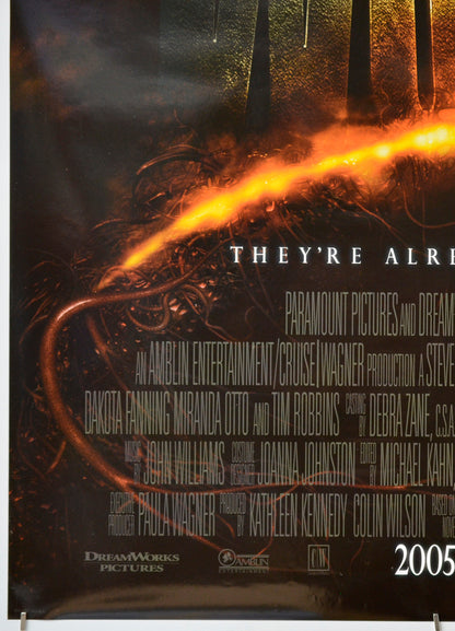 War Of The Worlds (Bottom Left) Cinema One Sheet Movie Poster 