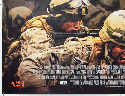 Warfare (Bottom Left) Cinema Quad Movie Poster 