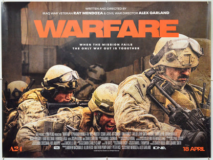 Warfare - Original Quad Poster - Film Poster - Movie Poster