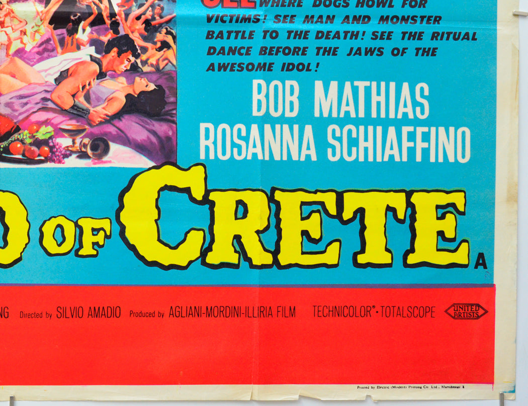 Warlord of Crete (Bottom Right) Cinema Quad Movie Poster 