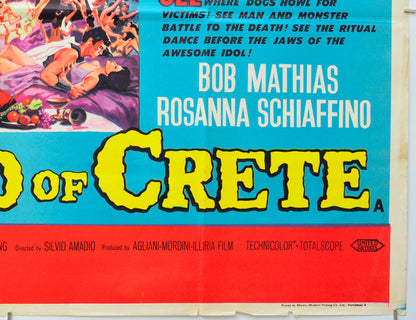Warlord of Crete (Bottom Right) Cinema Quad Movie Poster 