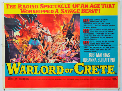 Warlord of Crete - Original Quad Poster - Film Poster - Movie Poster