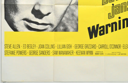 WARNING SHOT (Bottom Left) Cinema Quad Movie Poster 