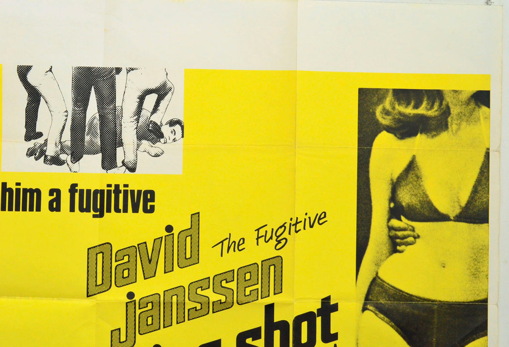 WARNING SHOT (Top Right) Cinema Quad Movie Poster 