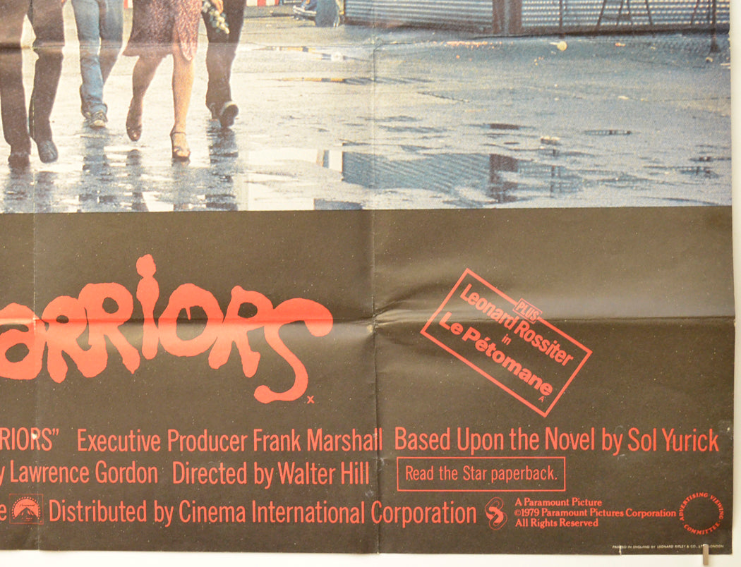 THE WARRIORS (Bottom Right) Cinema Quad Movie Poster 