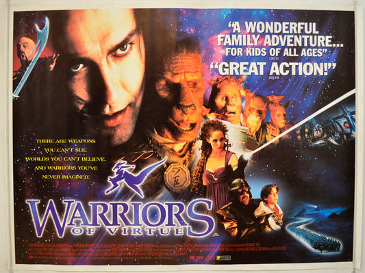 Warriors Of Virtue  Original Quad Poster - Film Poster - Movie Poster