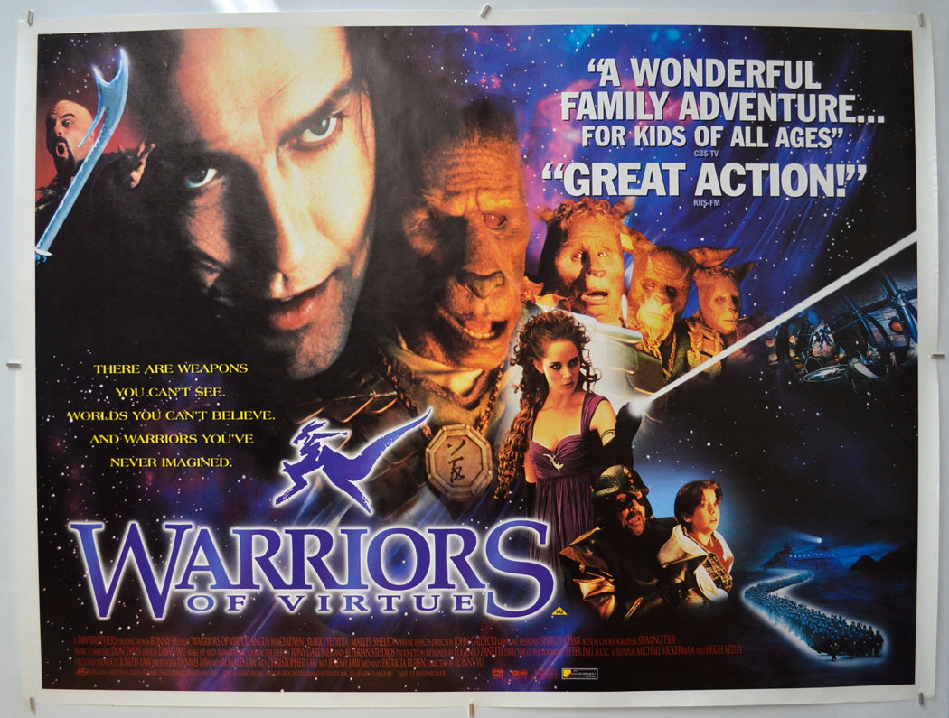 Warriors Of Virtue Original Quad Poster - Film Poster - Movie Poster