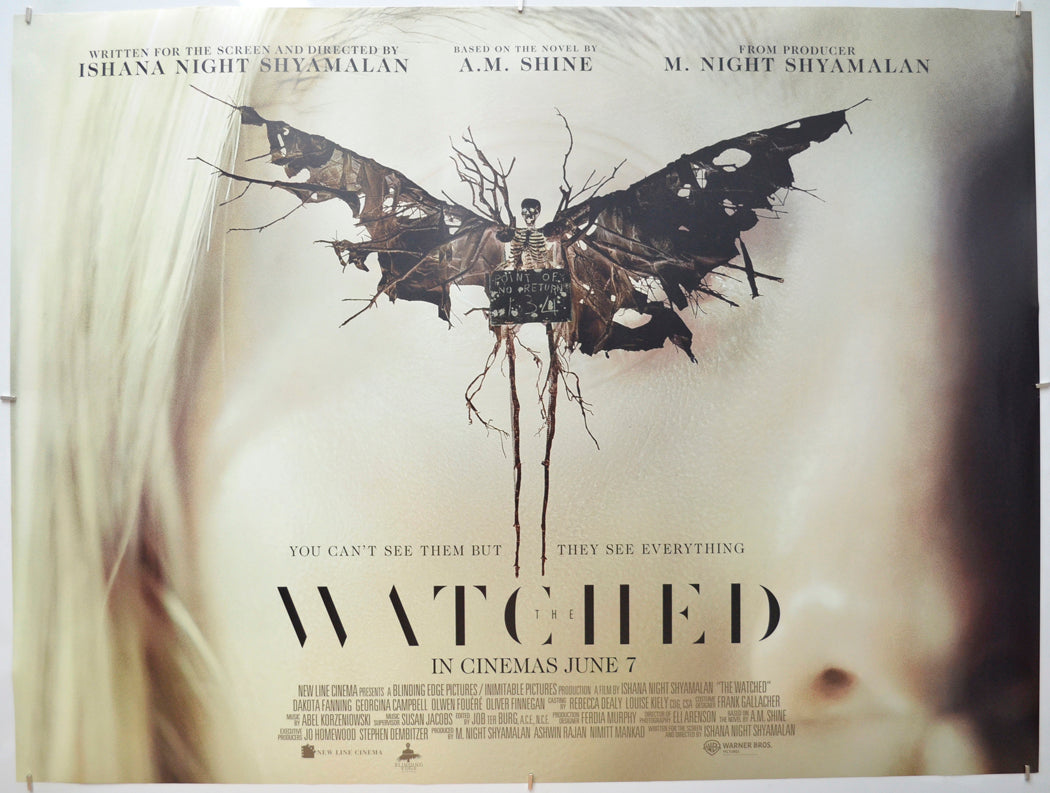 The Watched  Original Quad Poster - Film Poster - Movie Poster