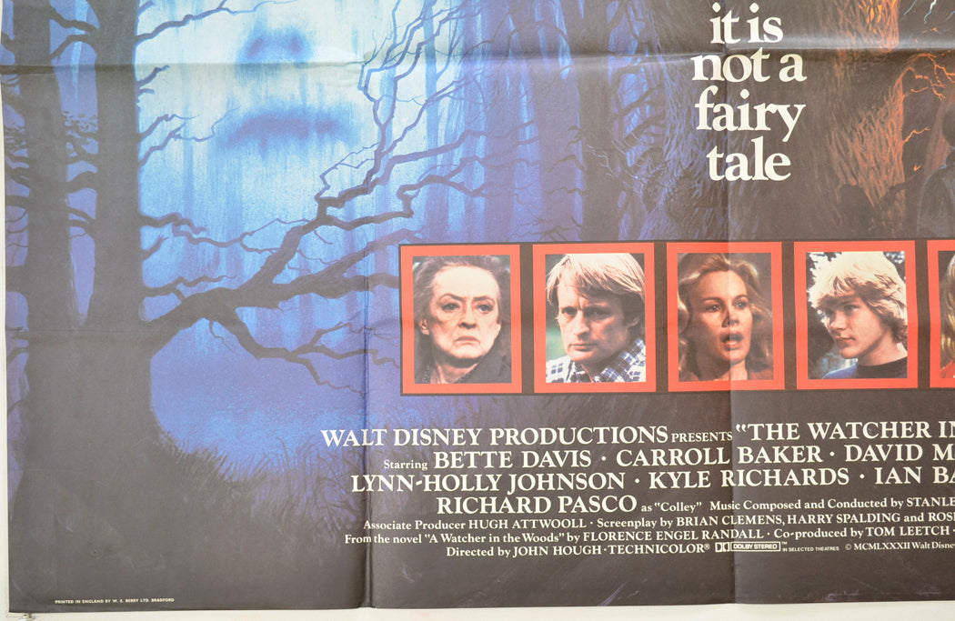 WATCHER IN THE WOODS (Bottom Left) Cinema Quad Movie Poster 