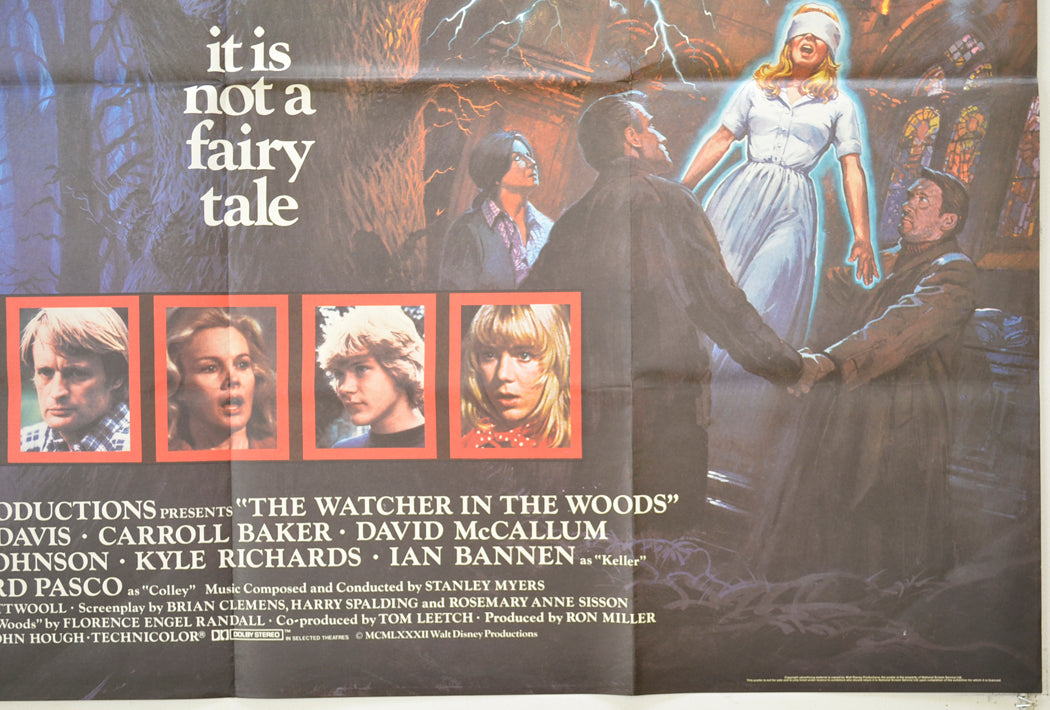 WATCHER IN THE WOODS (Bottom Right) Cinema Quad Movie Poster 