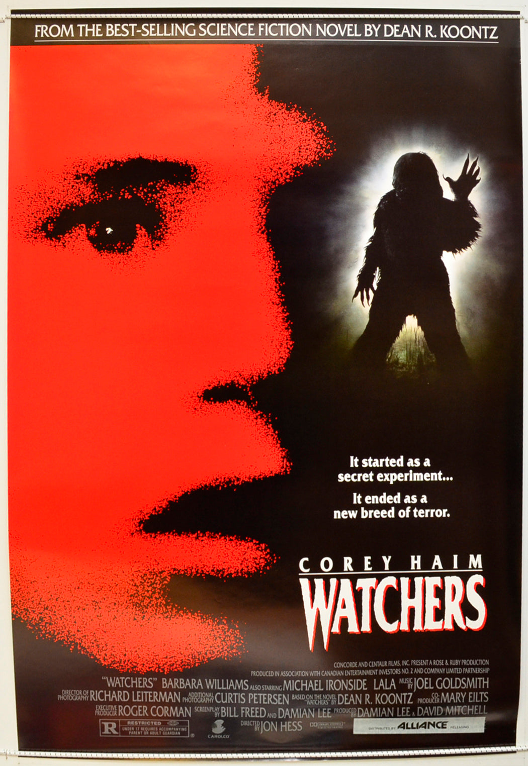 Watchers Original One Sheet Poster - Film Poster - Movie Poster  