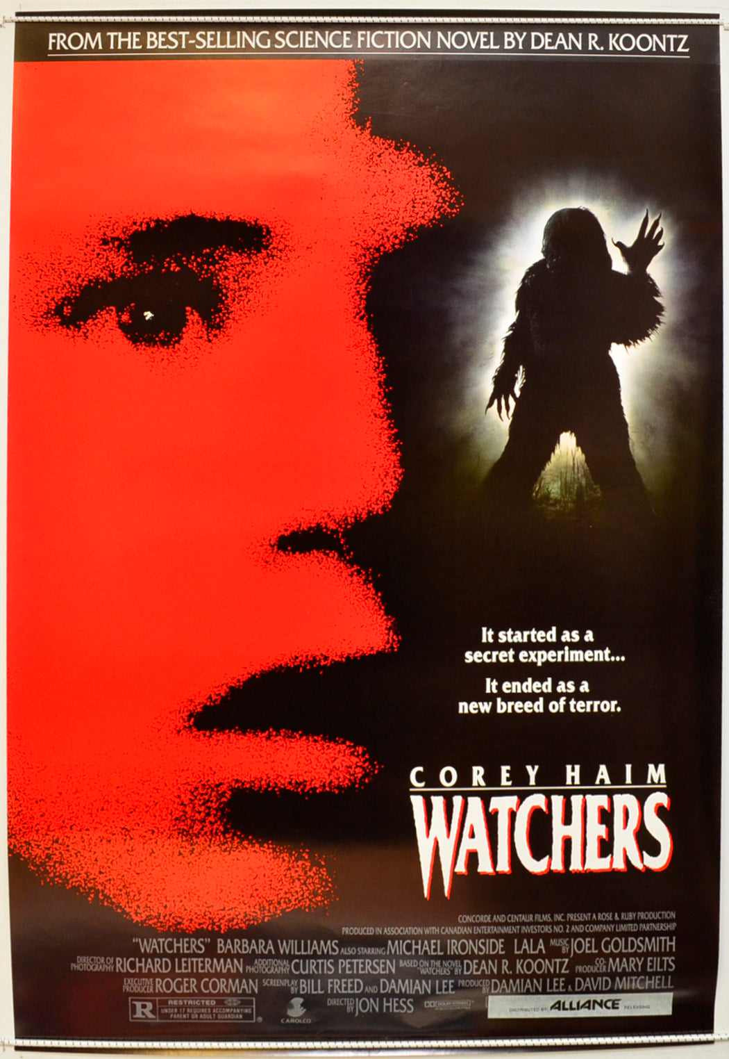 Watchers Original One Sheet Poster - Film Poster - Movie Poster  