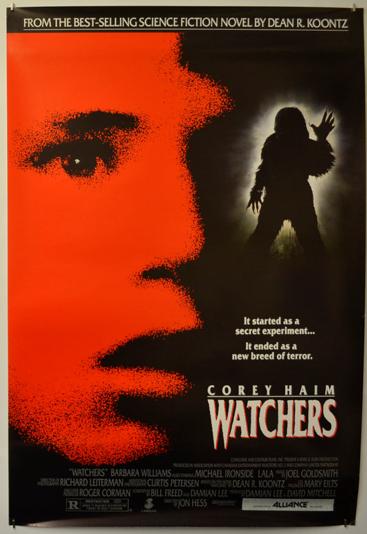 Watchers  Original One Sheet Poster - Film Poster - Movie Poster