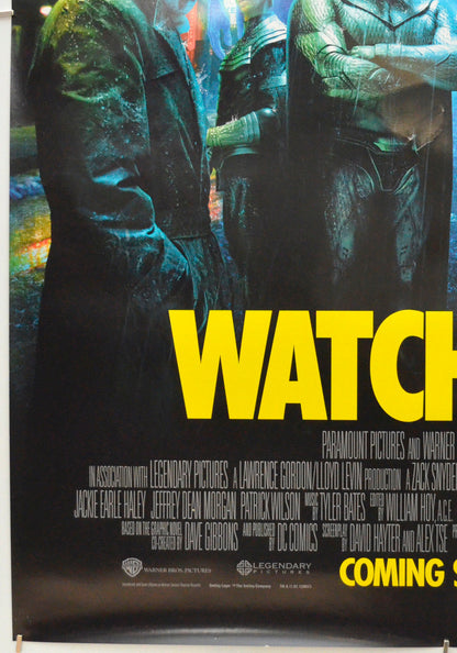 Watchmen (Bottom Left) Cinema One Sheet Movie Poster 