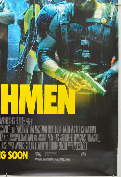 Watchmen (Bottom Right) Cinema One Sheet Movie Poster 