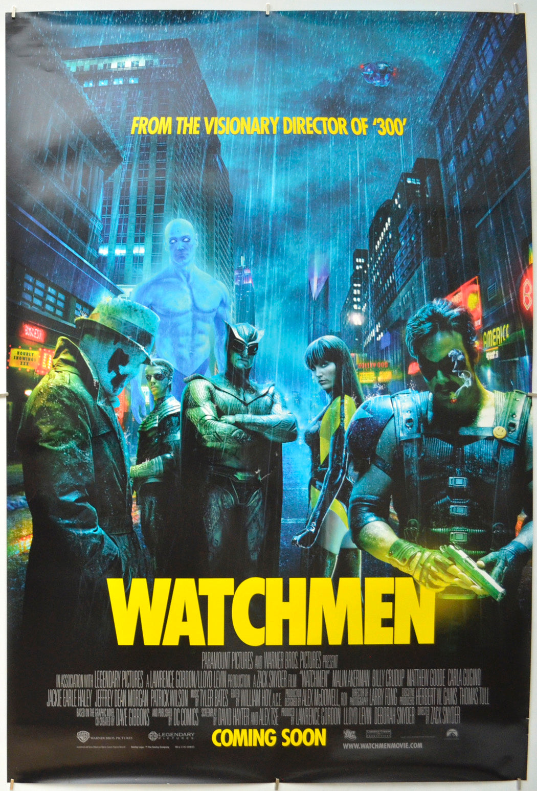 Watchmen - Original One Sheet Poster - Film Poster - Movie Poster 