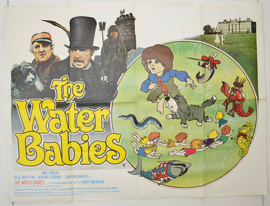 The Water Babies  Original Quad Poster - Film Poster - Movie Poster 