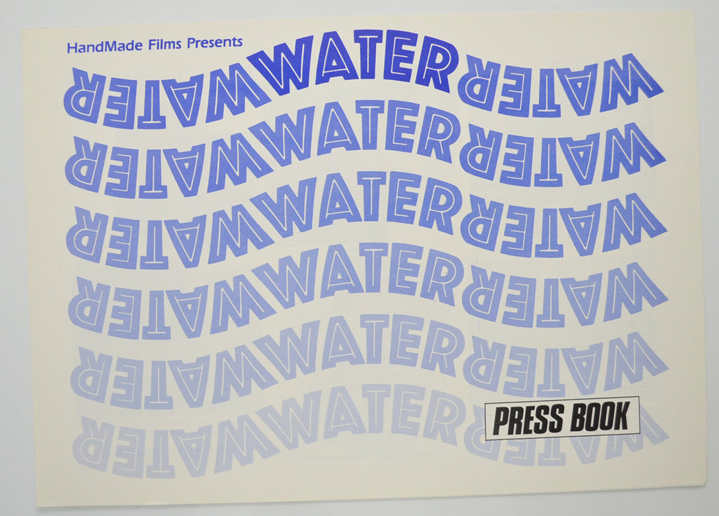 Water Original 4 Page Cinema Exhibitors Campaign Pressbook (UK)