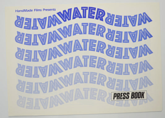 Water Original 4 Page Cinema Exhibitors Campaign Pressbook (UK)