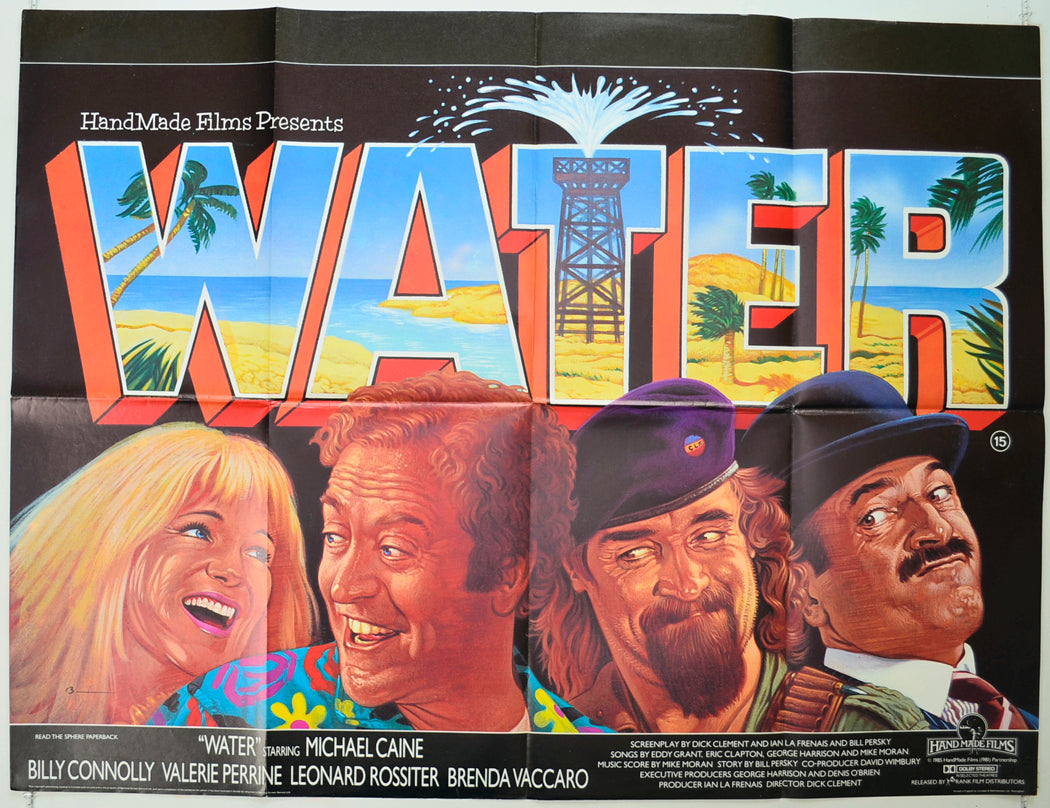 Water   Original Quad Poster - Film Poster - Movie Poster 