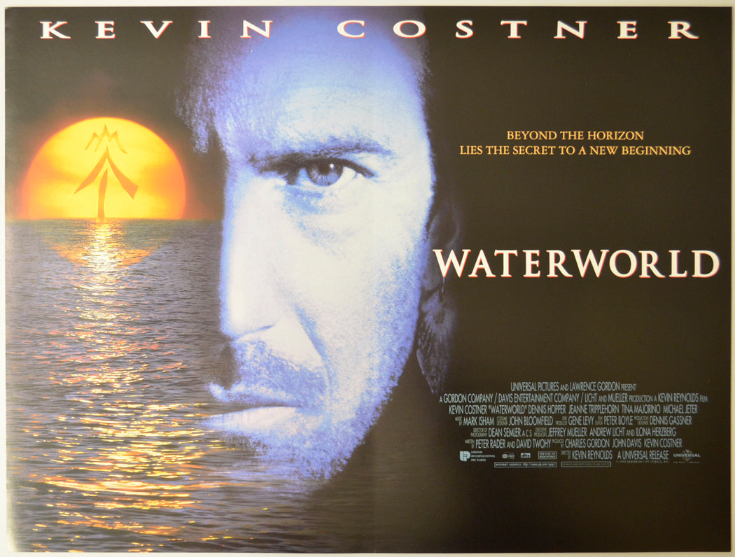 Waterworld Original Mini Quad Poster - Film Poster - Movie Poster