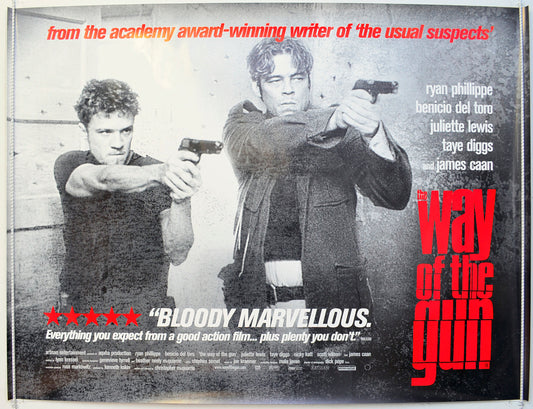 The Way Of The Gun  Original British Quad Poster - Film Poster - Movie Poster 