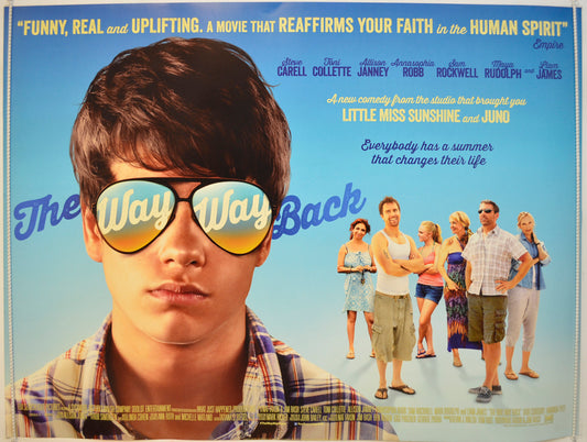 The Way Way Back  Original Quad Poster - Film Poster - Movie Poster 