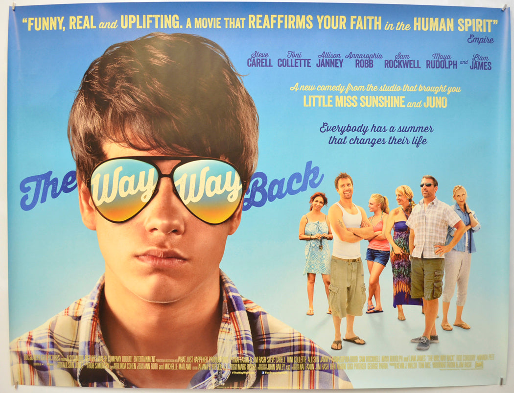 The Way Way Back  Original Quad Poster - Film Poster - Movie Poster