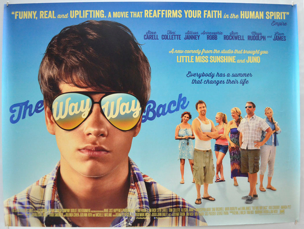 The Way Way Back  Original Quad Poster - Film Poster - Movie Poster