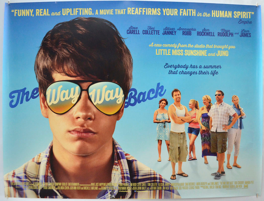 The Way Way Back  Original Quad Poster - Film Poster - Movie Poster