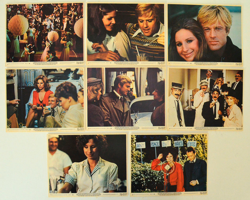 The Way We Were Original Set of 8 Lobby Cards / Colour F.O.H. Stills 