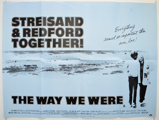 The Way We Were  (Late 70’s re-release Poster)   Original Quad Poster - Film Poster - Movie Poster  