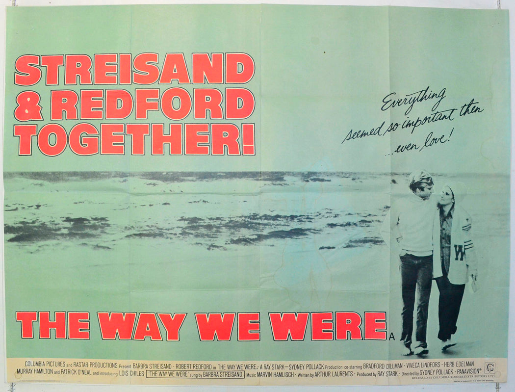 The Way We Were Original British Quad Poster - Film Poster - Movie Poster 