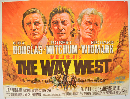 THE WAY WEST  Original Quad Poster - Film Poster - Movie Poster