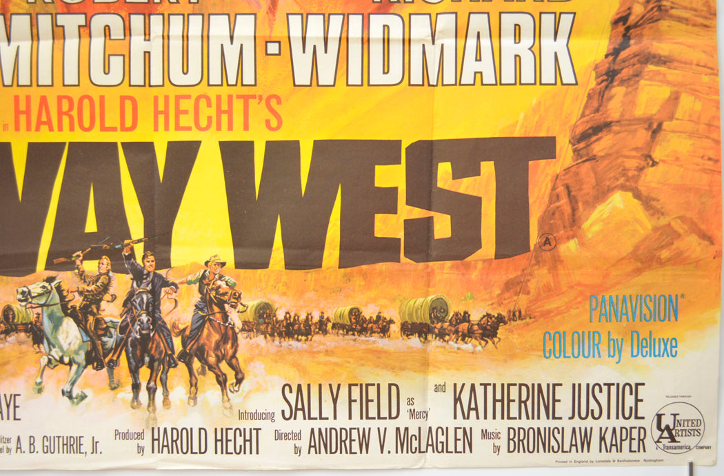 THE WAY WEST (Bottom Right) Cinema Quad Movie Poster 