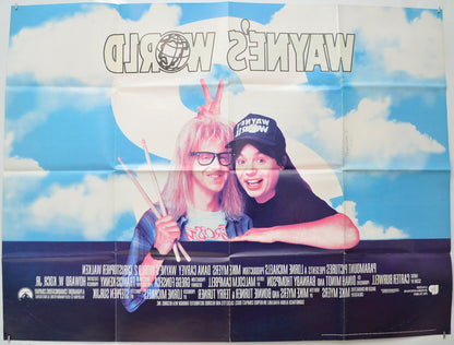 WAYNE’S WORLD 2 (Back) Cinema Quad Movie Poster 