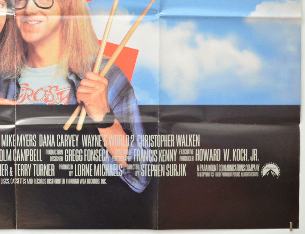 WAYNE’S WORLD 2 (Bottom Right) Cinema Quad Movie Poster 