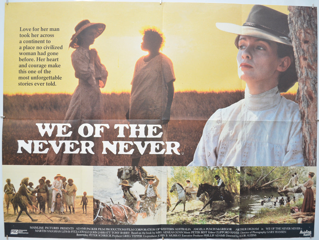 We Of The Never Never Original Quad Poster - Film Poster - Movie Poster