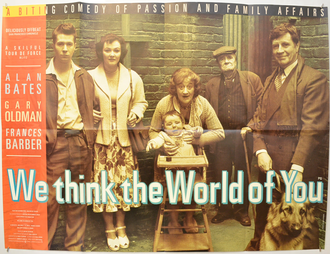 We Think The World Of You Original Quad Poster - Film Poster - Movie Poster