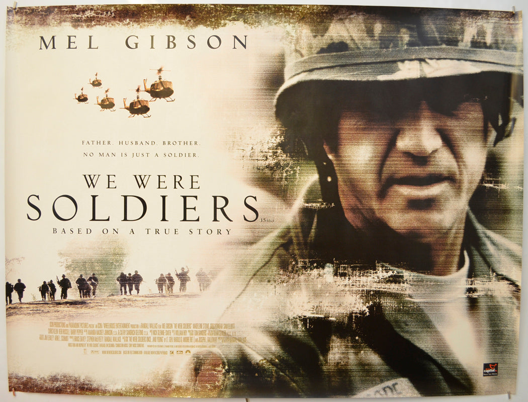 We Were Soldiers Original Quad Poster - Film Poster - Movie Poster  