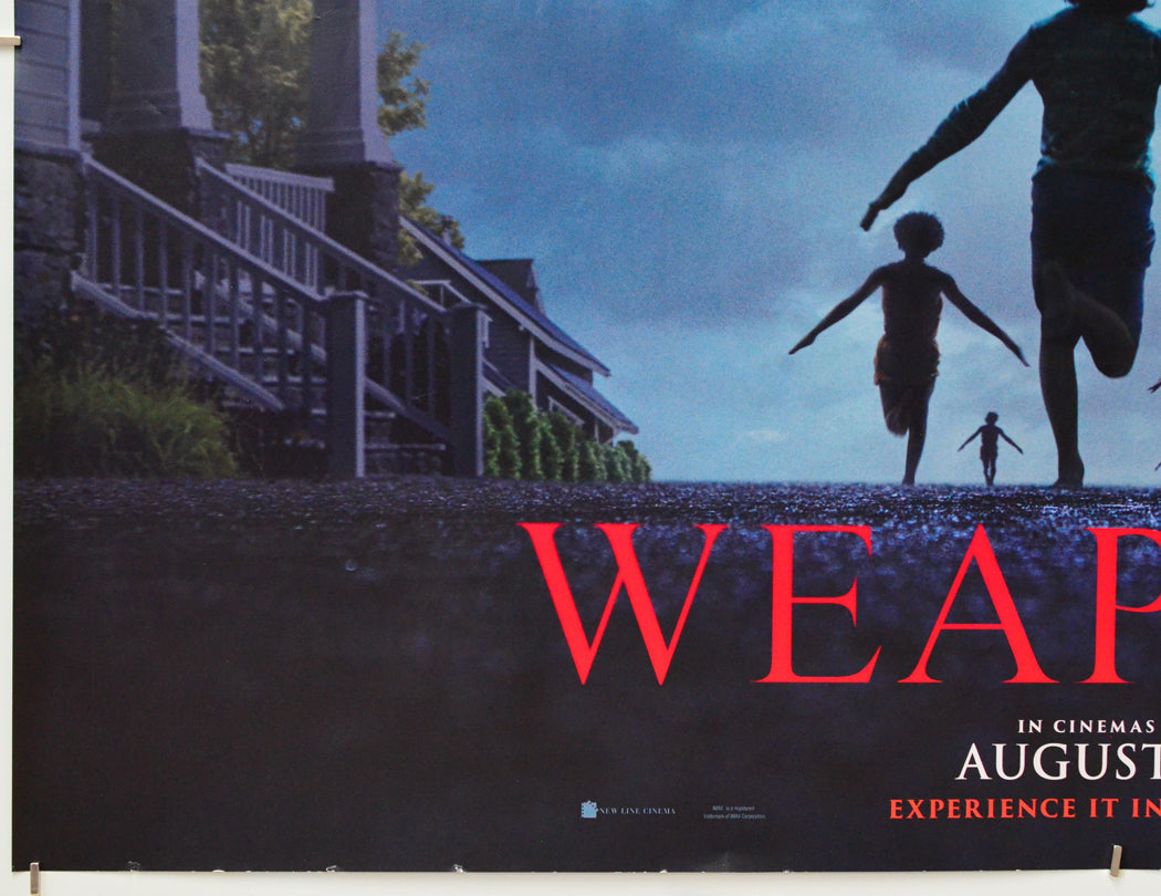 Weapons (Bottom Left) Cinema Quad Movie Poster 