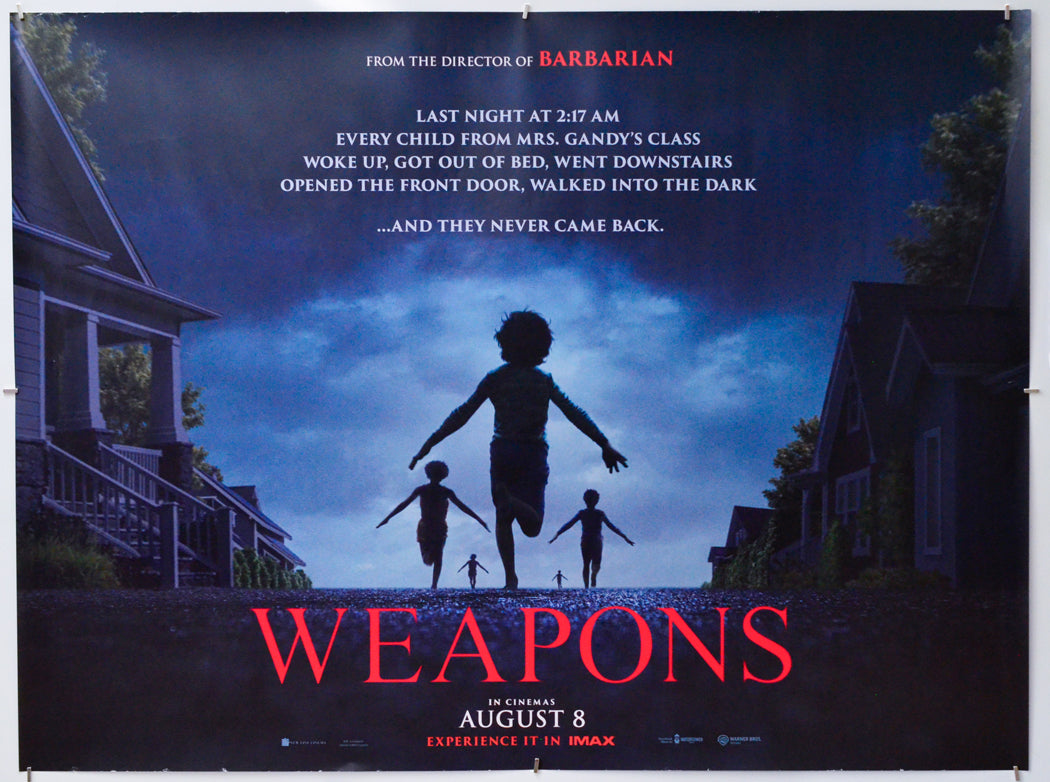 Weapons - Original Quad Poster - Film Poster - Movie Poster