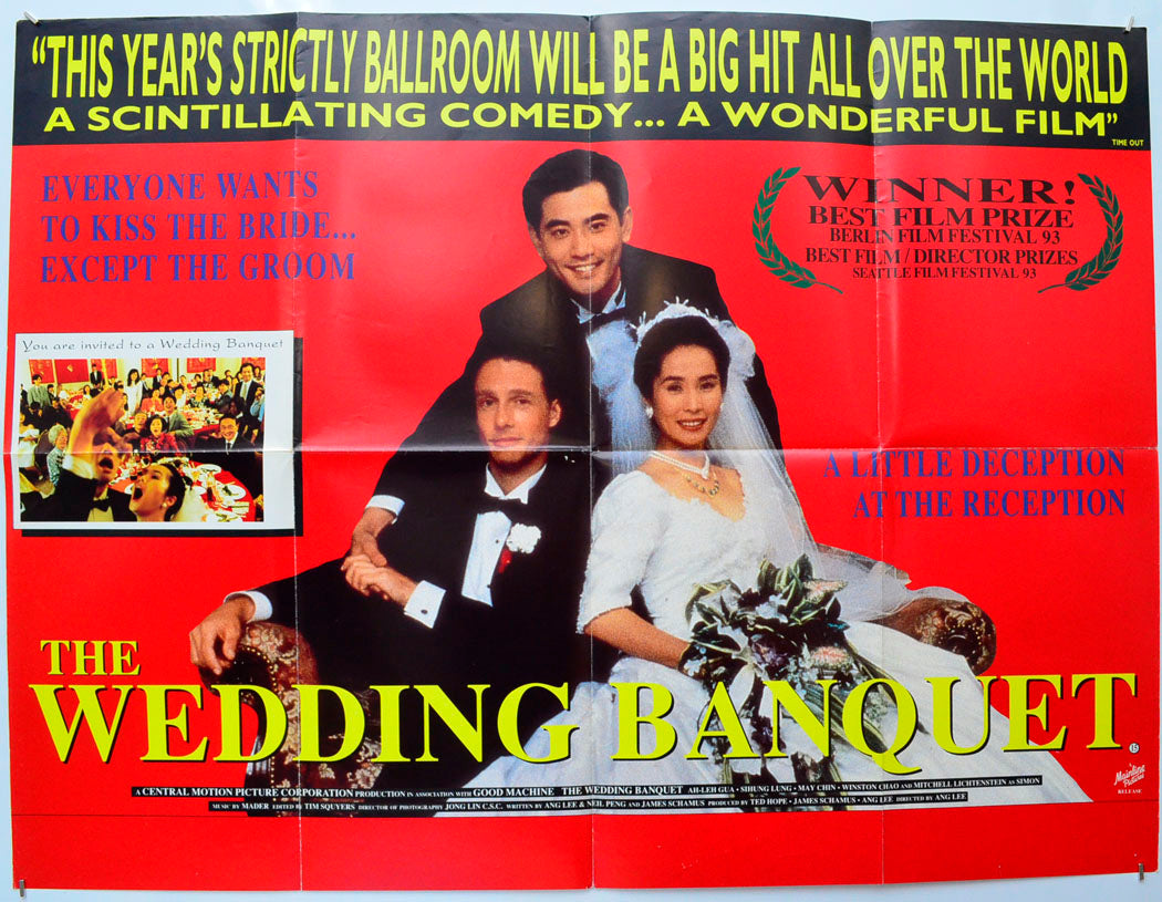 The Wedding Banquet (a.k.a Xi yan ) Original Quad Poster - Film Poster - Movie Poster