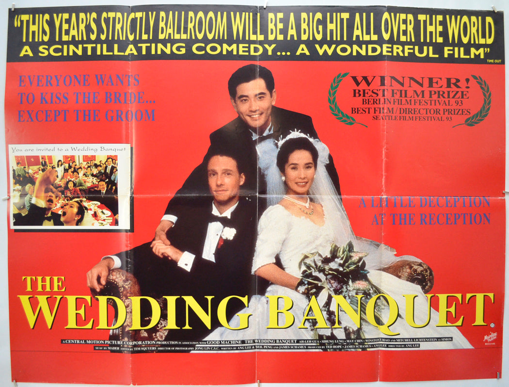 The Wedding Banquet (a.k.a Xi yan) Original Quad Poster - Film Poster - Movie Poster