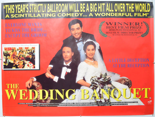 The Wedding Banquet (a.k.a Xi yan) Original Quad Poster - Film Poster - Movie Poster