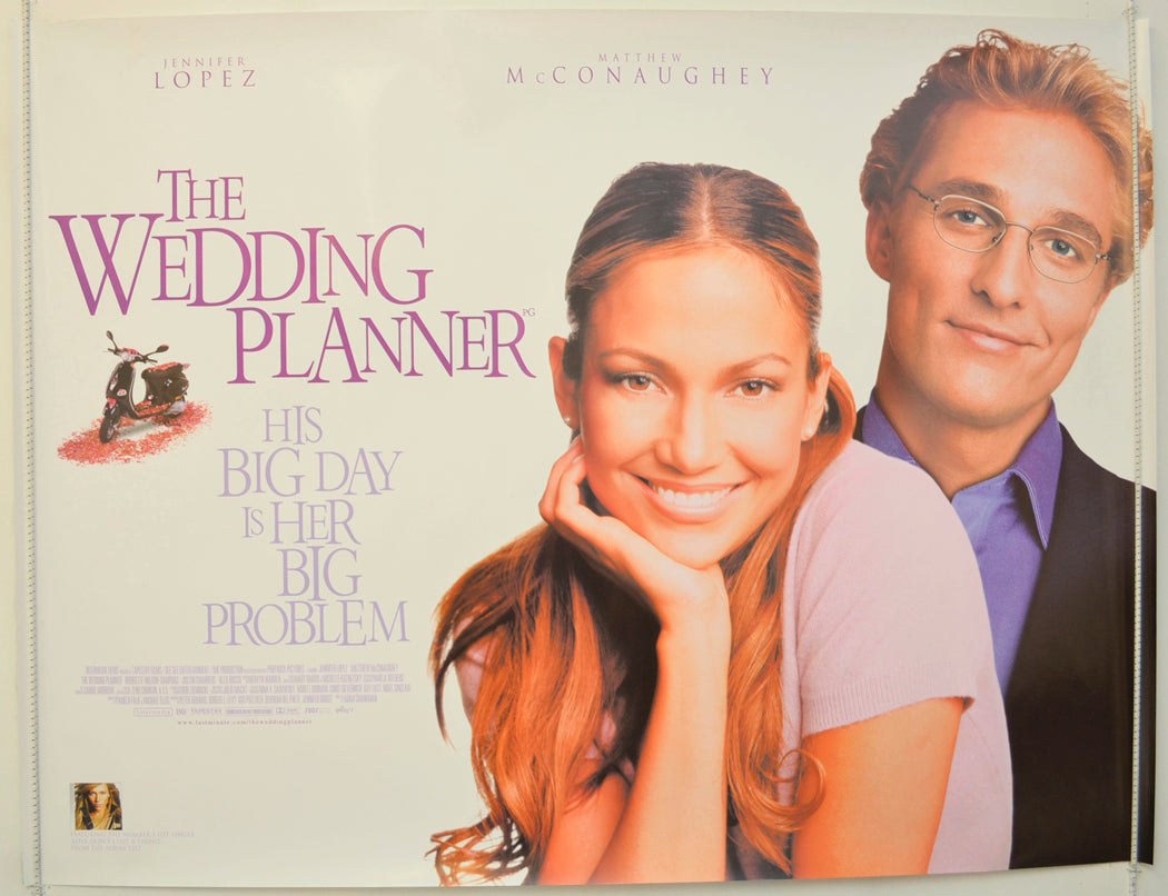 The Wedding Planner Original Quad Poster - Film Poster - Movie Poster  